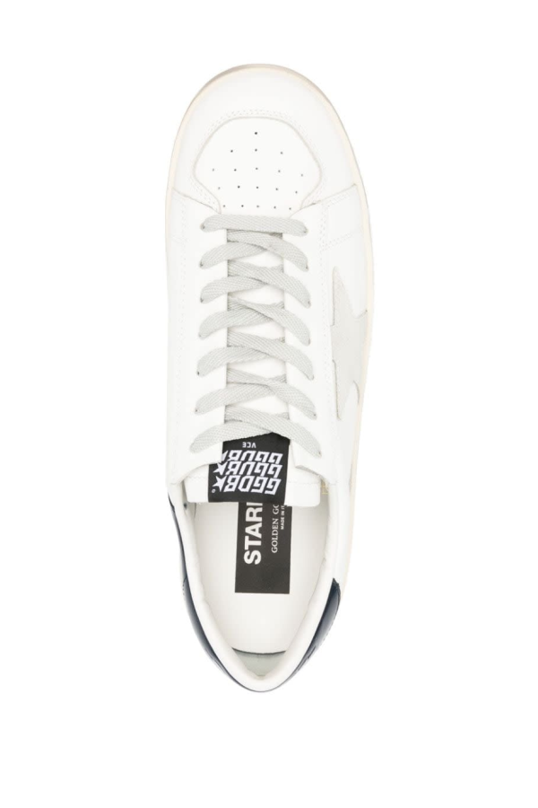 Golden Goose Stardan Leather Sneakers - White