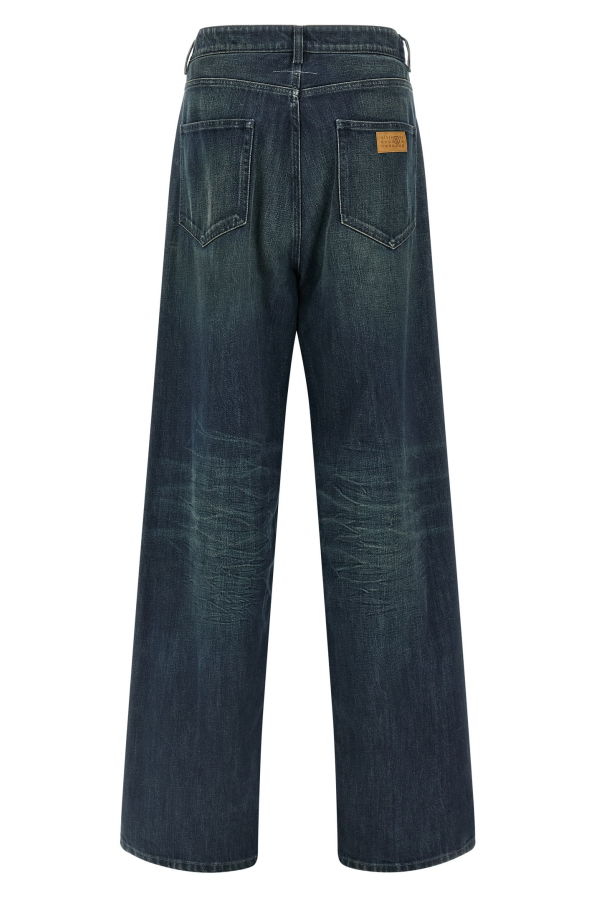 MM6 Maison Margiela Numeric Signature MM6 Jeans - Blue