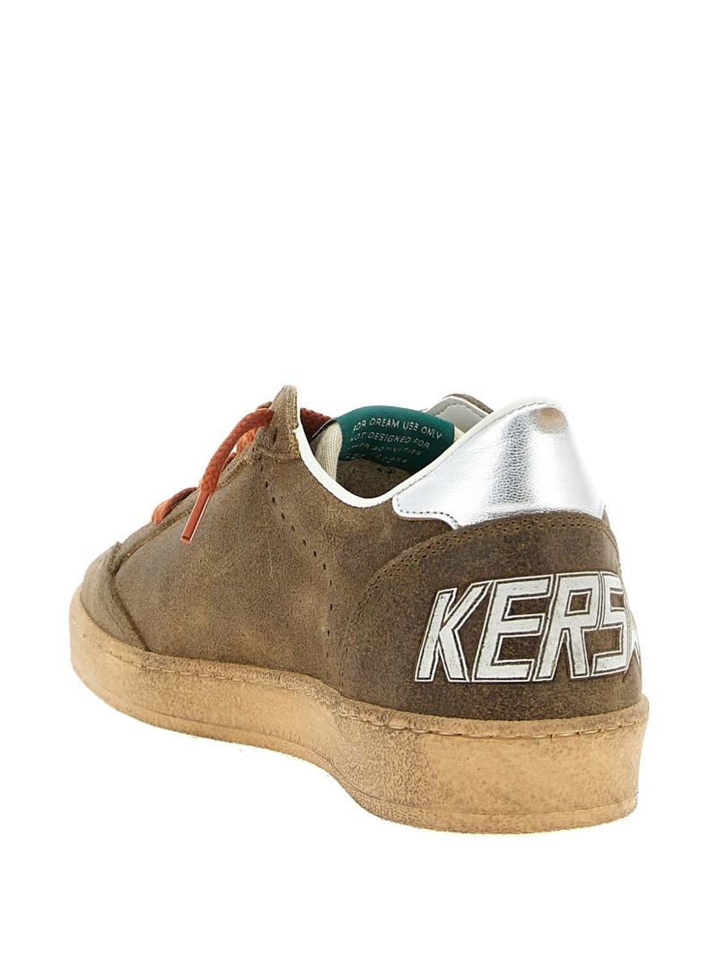 Golden Goose Ball Star Leather Sneakers - Brown