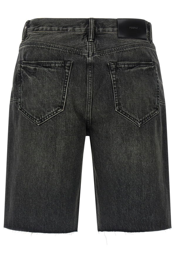 PURPLE P059 Kamari Bermuda Shorts - Black