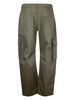 Golden Goose Cotton Cargo Trousers - Olive Green - Thumbnail 2