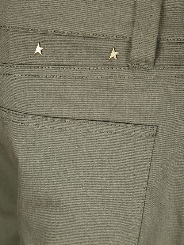 Golden Goose Cotton Cargo Trousers - Olive Green