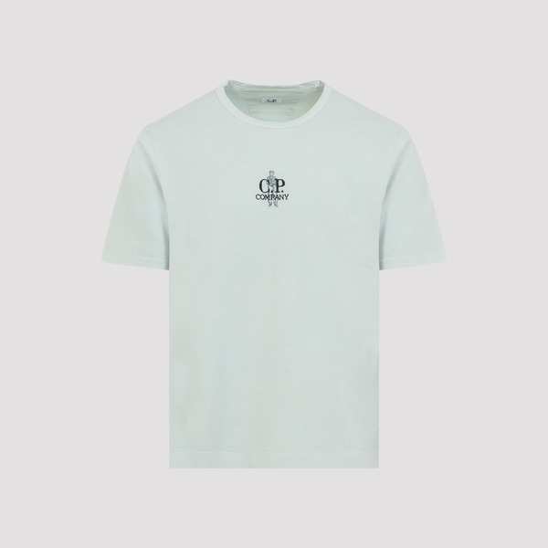 C.P. Company Cotton T-Shirt - Misty Blue