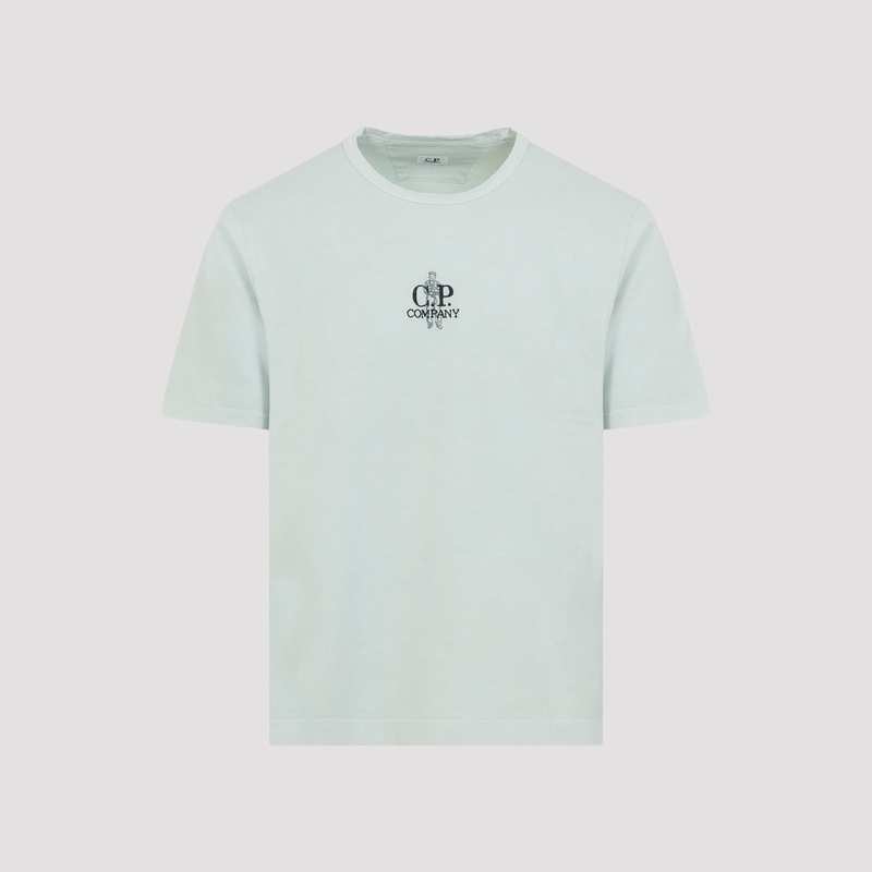 C.P. Company Cotton T-Shirt - Misty Blue
