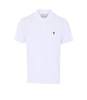 Ami Alexandre Mattiussi Ami De Coeur Polo Shirt - White - Thumbnail 1
