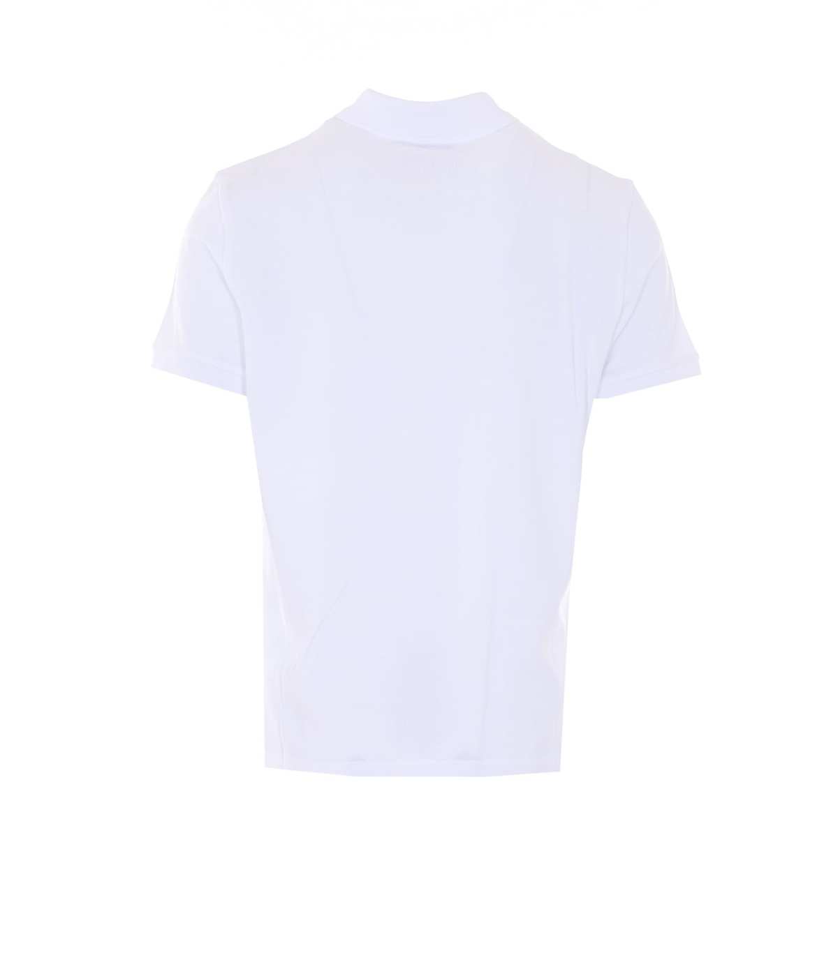 Ami Alexandre Mattiussi Ami De Coeur Polo Shirt - White - Image 2 of 4