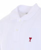 Ami Alexandre Mattiussi Ami De Coeur Polo Shirt - White - Thumbnail 3