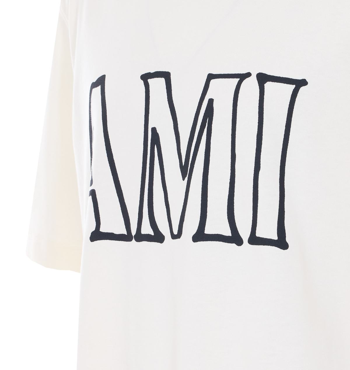 Ami Alexandre Mattiussi Ami Print T-Shirt - White - Image 3 of 4