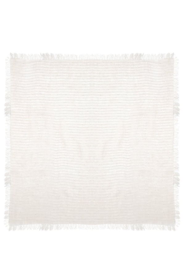 Fabiana Filippi Sequined Stole - Ivory