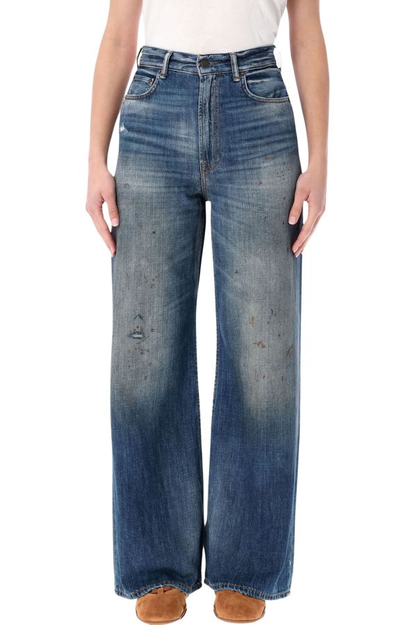 Acne Studios 2022 Regular Fit Jeans - Blue Trafalgar