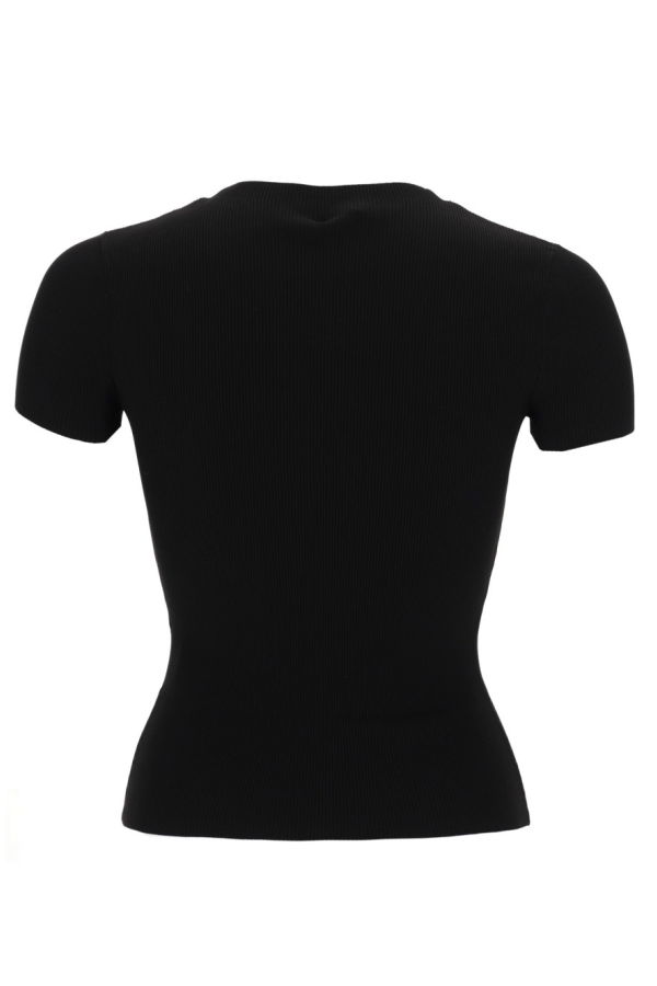 ALEXANDER WANG Tops With Logo Top - Black
