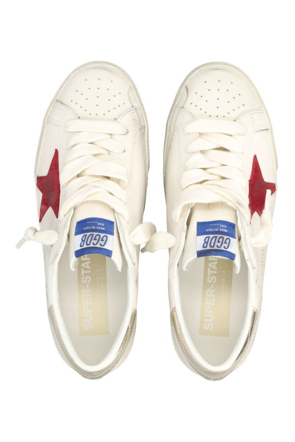 Golden Goose Superstar Sneakers - White Red Platinum