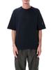 C.P. Company Short Sleeve Light Fleece Sweatshirt - Navy - Thumbnail 1