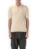 C.P. Company S/S Polo Sweater Polo Shirt - Ecru - Thumbnail 1