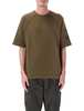 C.P. Company Short Sleeve Light Fleece Sweatshirt - Olive - Thumbnail 1