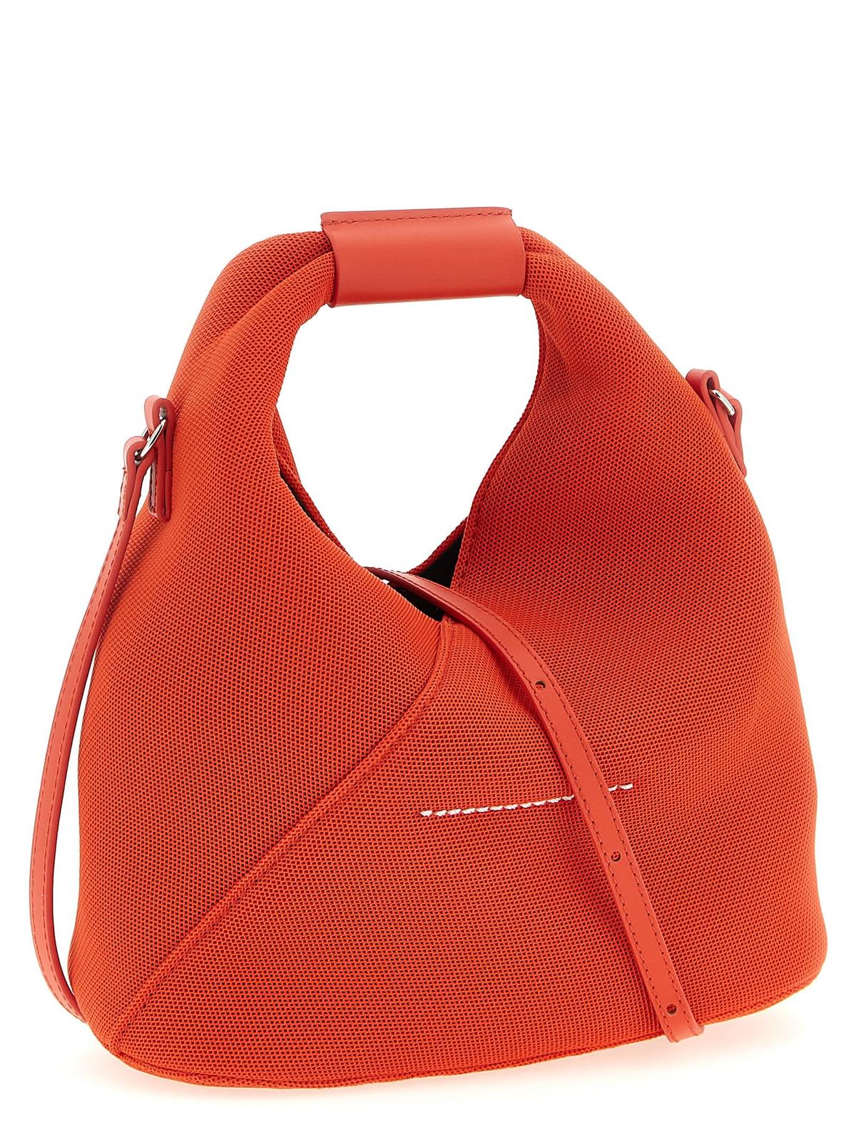 MM6 Maison Margiela Japanese Mesh Crossbody Bag - Red - Image 2 of 4