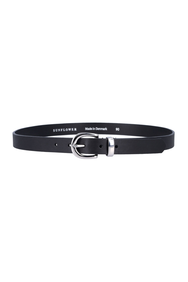 Sunflower Classic Leather Belt - Black