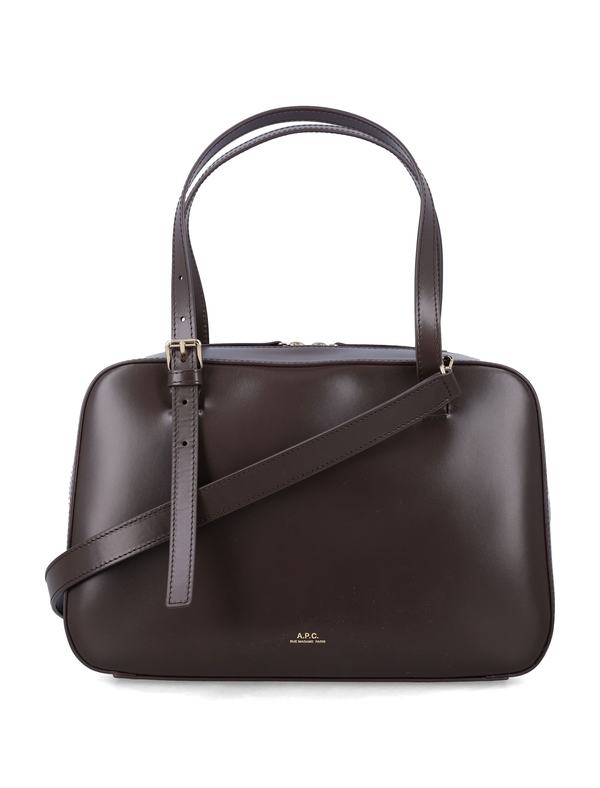 A.P.C. Virginie Leather Shoulder Bag - Tonka
