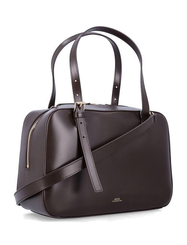 A.P.C. Virginie Leather Shoulder Bag - Tonka