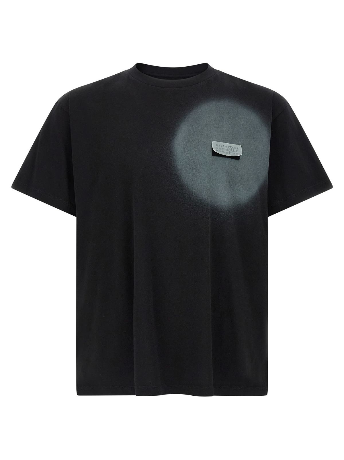 MM6 Maison Margiela Numeric Signature MM6 Spray T-Shirt - Black - Image 1 of 3