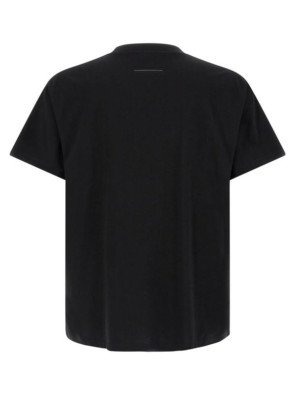 MM6 Maison Margiela Numeric Signature MM6 Spray T-Shirt - Black