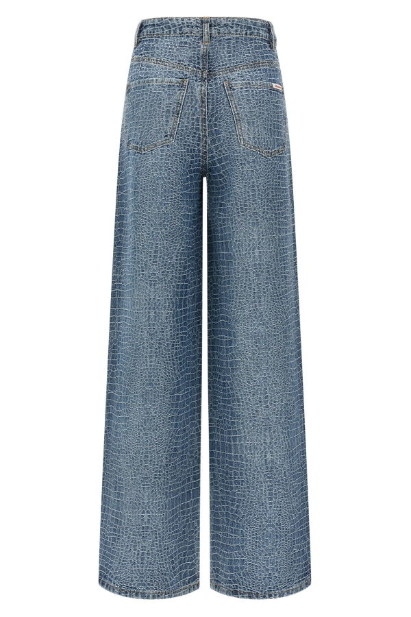 Self-Portrait Rhinestone Jeans - Multicolor