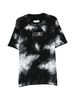 MM6 Maison Margiela Printed Cotton T-Shirt - Black - Thumbnail 1
