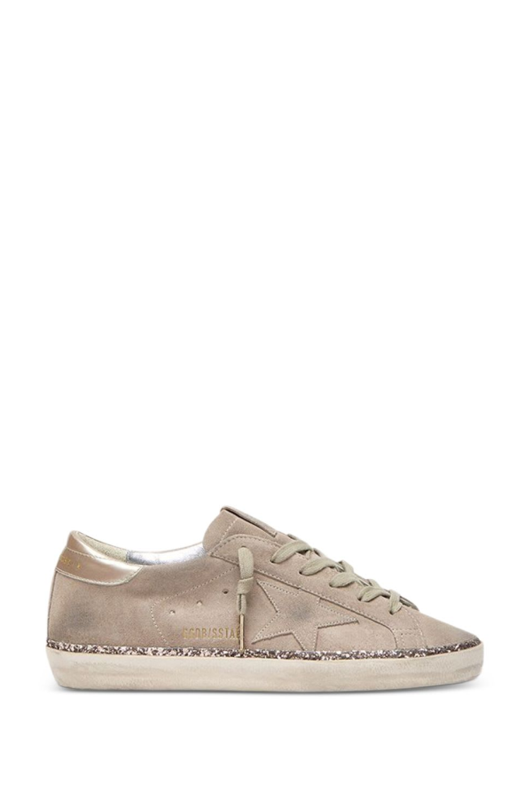 Golden Goose Super-star Leather Sneakers - Dove Grey