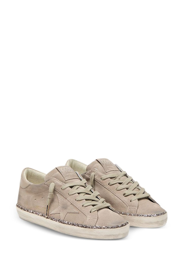 Golden Goose Super-star Leather Sneakers - Dove Grey