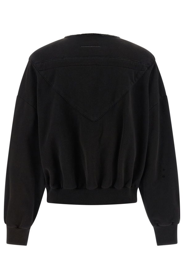 MM6 Maison Margiela Trompe Loeil Hoodie - Black