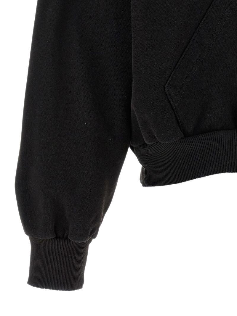 MM6 Maison Margiela Trompe Loeil Hoodie - Black