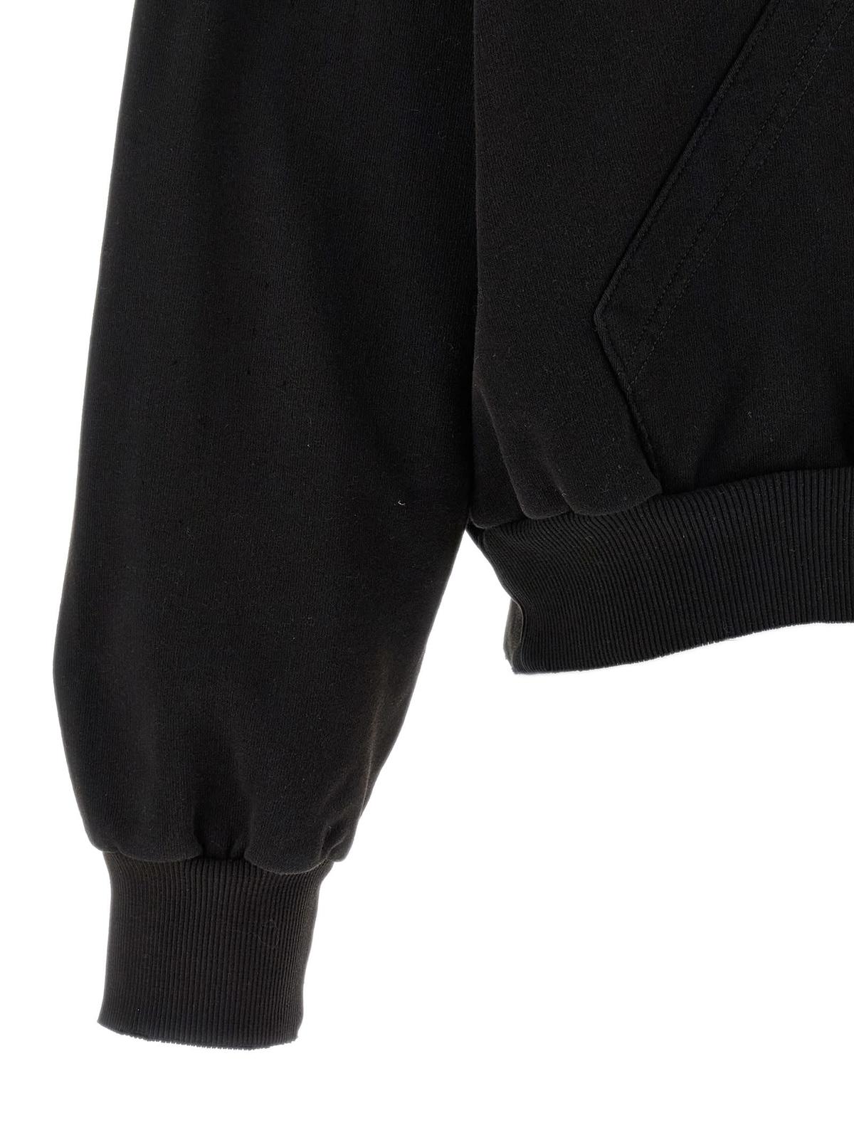 MM6 Maison Margiela Trompe Loeil Hoodie - Black - Image 4 of 4