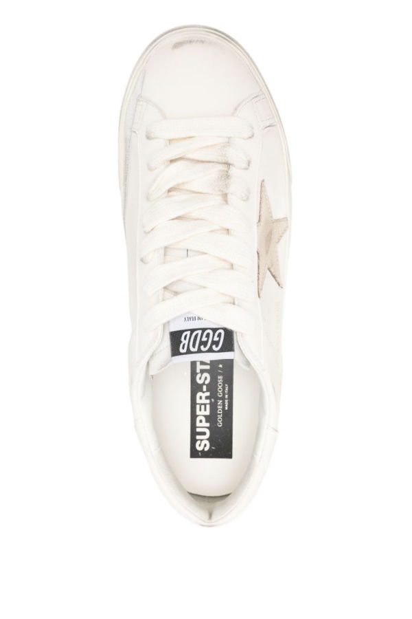 Golden Goose Super-Star Leather Sneakers - Gray