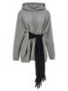 MM6 Maison Margiela Hoodie Dress With Gloves - Gray - Thumbnail 1