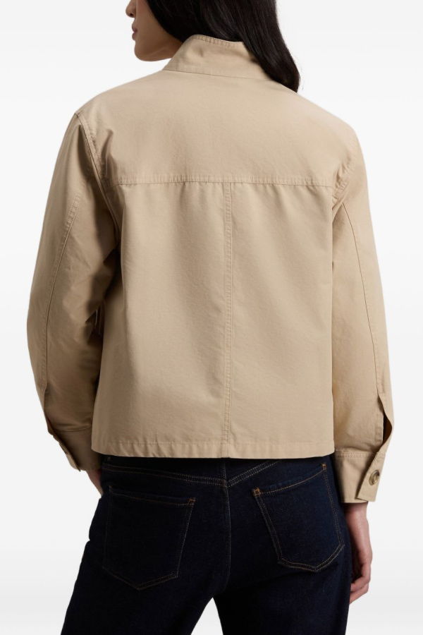 Woolrich Canvas Field Overshirt Blazer - Beige