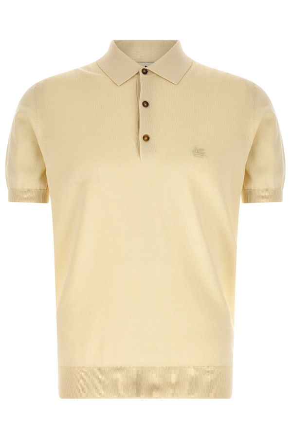 Etro Pegaso Polo Shirt - Beige