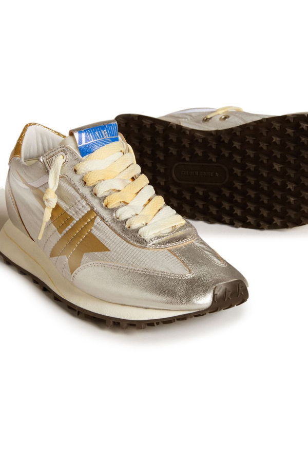 Golden Goose Marathon Sneakers - Silver