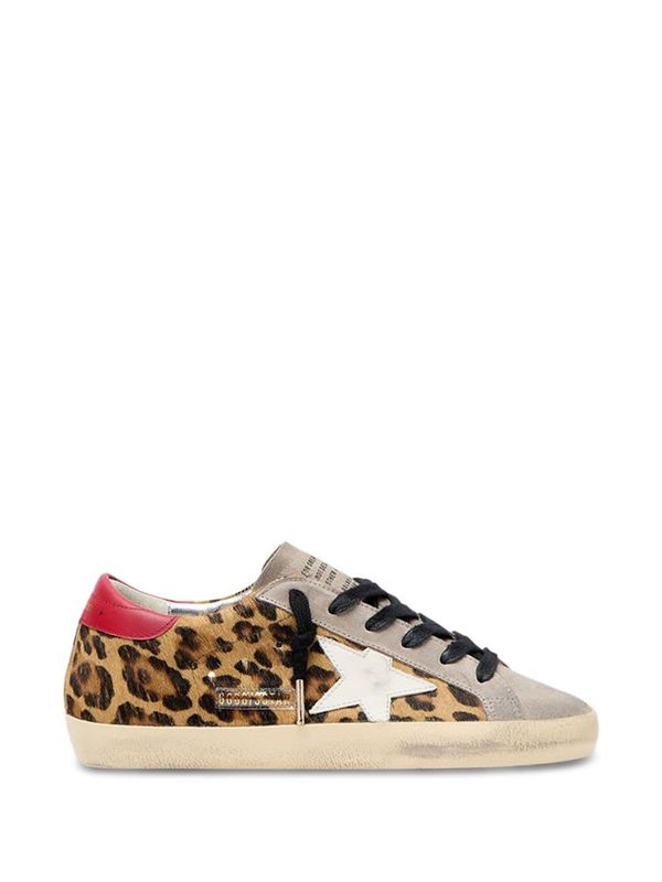 Golden Goose Super-star Leather Sneakers - Brown