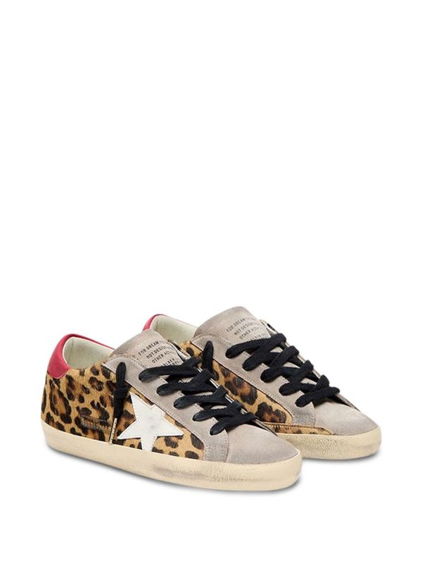 Golden Goose Super-star Leather Sneakers - Brown