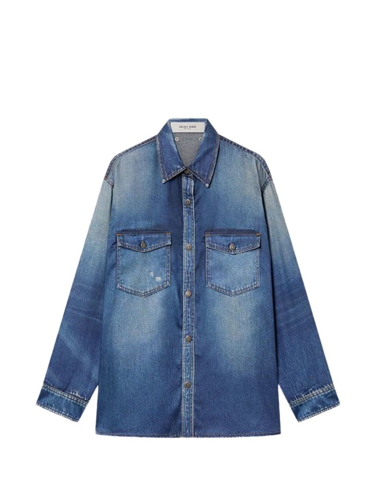 Golden Goose Denim Shirt - Blue - Image 1 of 2