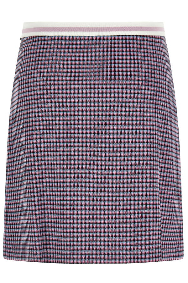 Marni Houndstooth Skirt - Purple