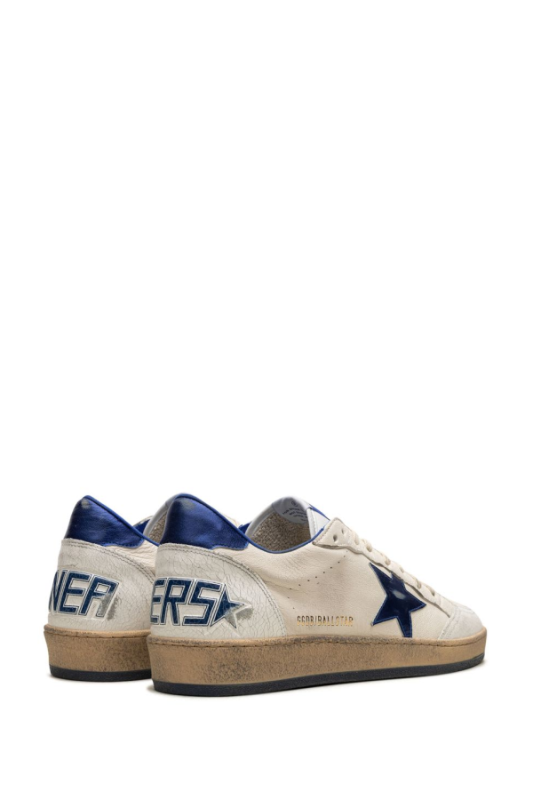 Golden Goose Ball Star Leather Sneakers - Blue