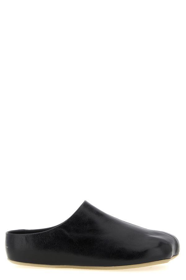 MM6 Maison Margiela Factory Sabots - Black