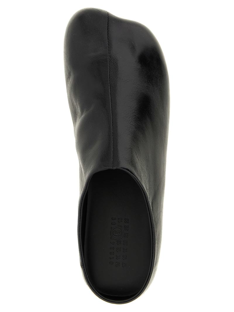 MM6 Maison Margiela Factory Sabots - Black