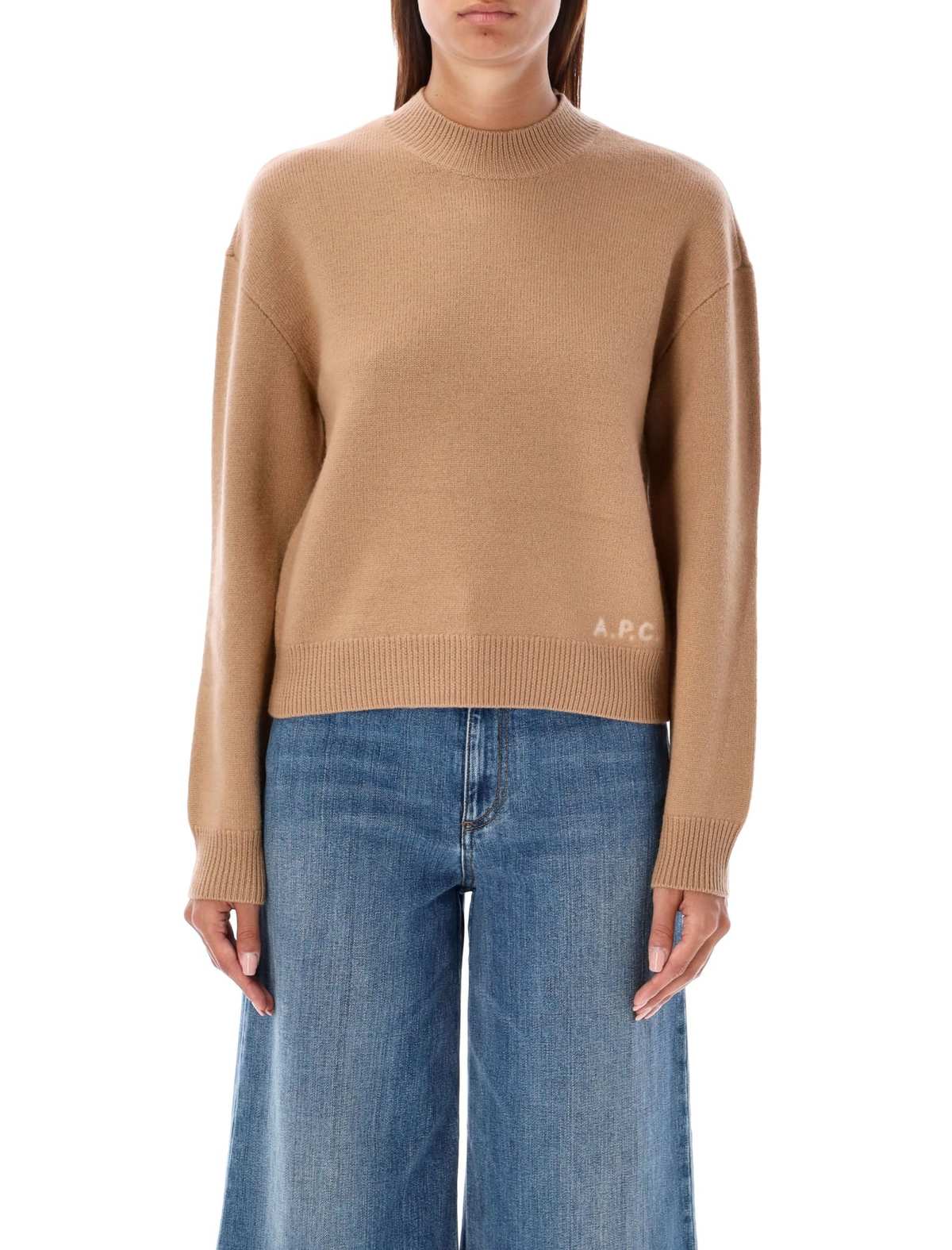 A.P.C. Esther Sweater - Camel - Image 1 of 3
