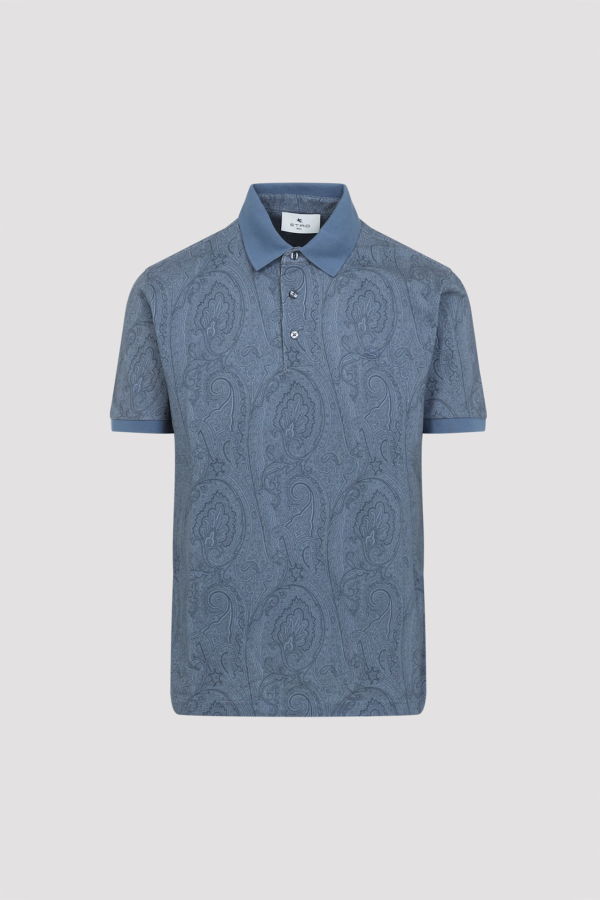 Etro Polo Roma Polo Shirt - Pale Blue