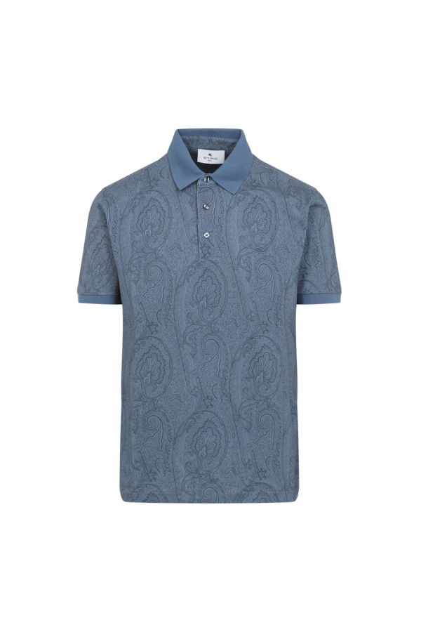 Etro Polo Roma Polo Shirt - Pale Blue