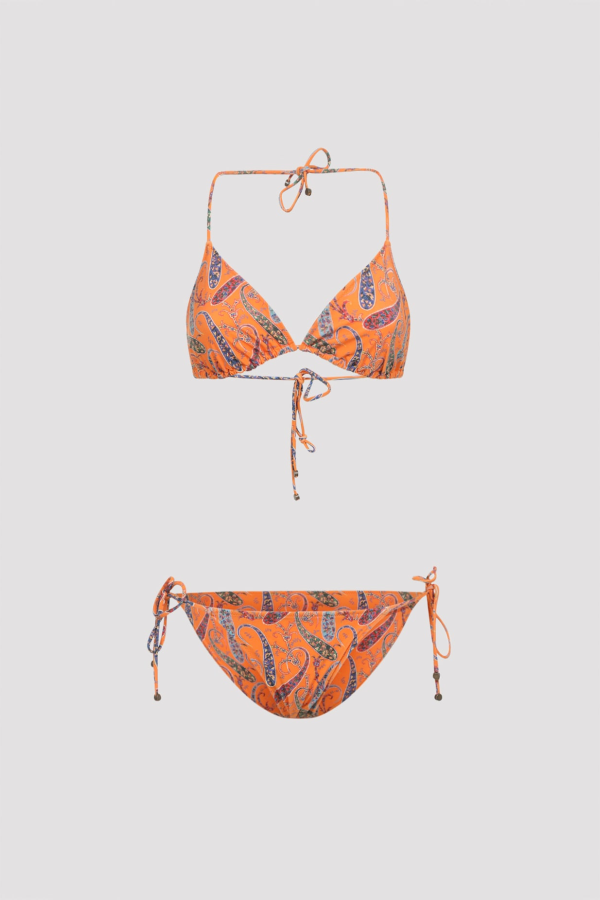 Etro Triangle Top Bikini - Orange
