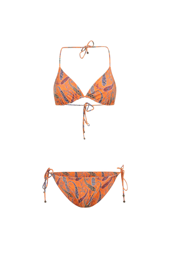 Etro Triangle Top Bikini - Orange