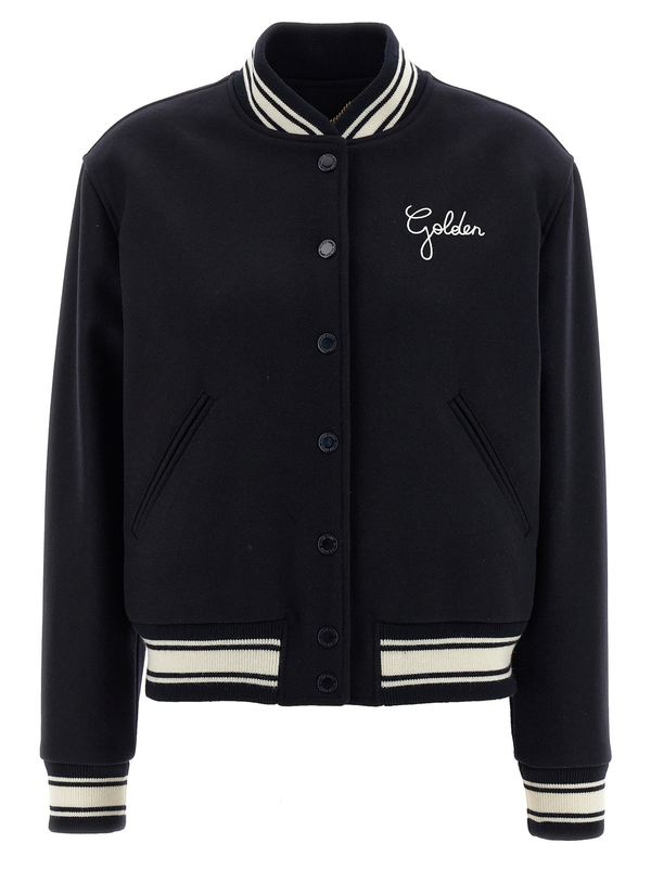 Golden Goose Dirce Bomber Jacket - Blue Golden Goose Dirce Bomber Jacket - Blue
